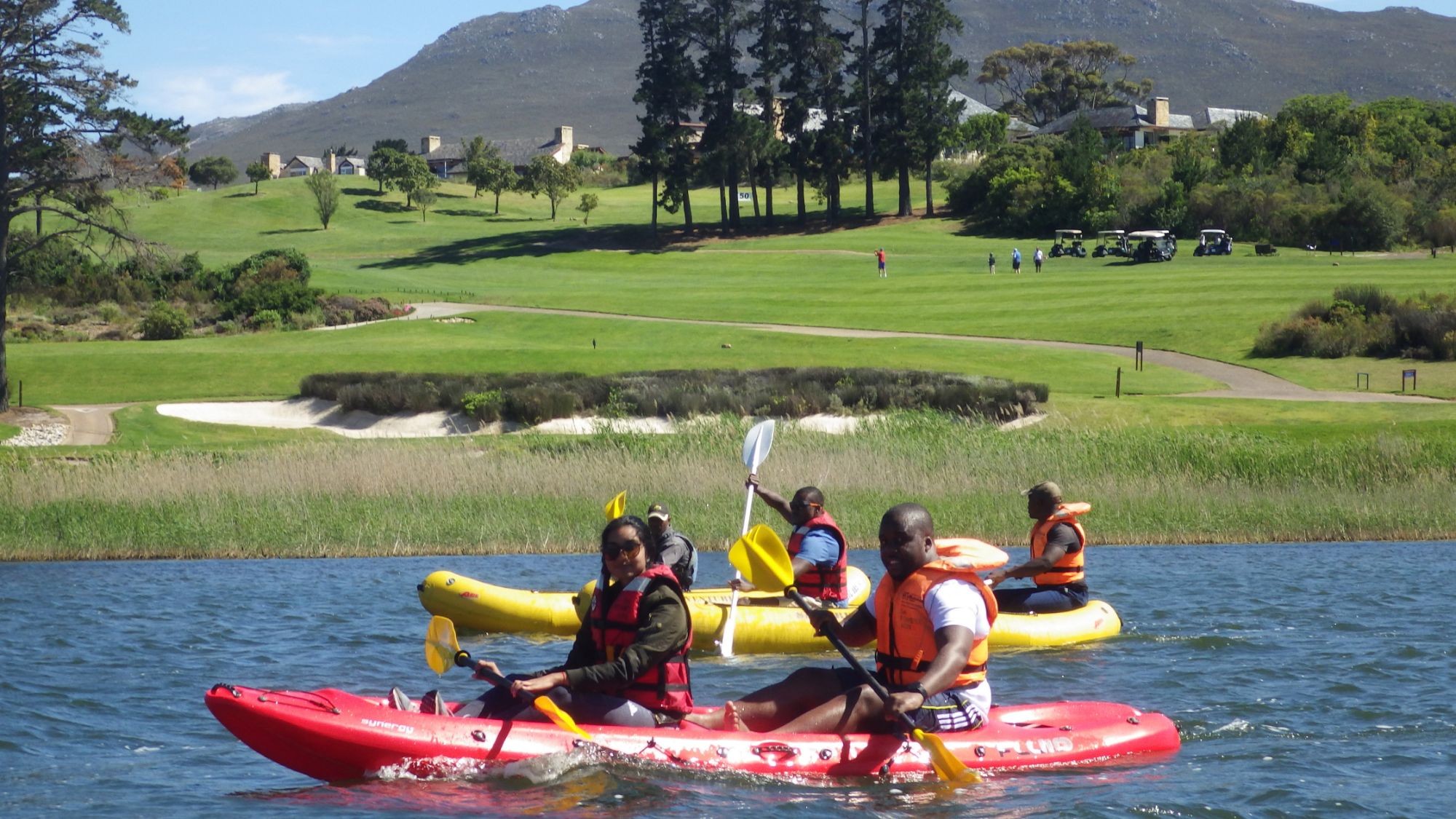 Soothing to even the most tempestuous souls, Arabella Country Estate is by far one of South Africa’s most luxurious golf estates. Strategically positioned, less than 30 kilometres from Hermanus and seven kilometres from Kleinmond, the estate sits proudly in a magnificent country setting, at the foot of the Bot River Lagoon. The location is within a transitional zone of the Kogelberg Biosphere Reserve and boasts panoramic views of the Palmiet Mountain Range in the Overberg.