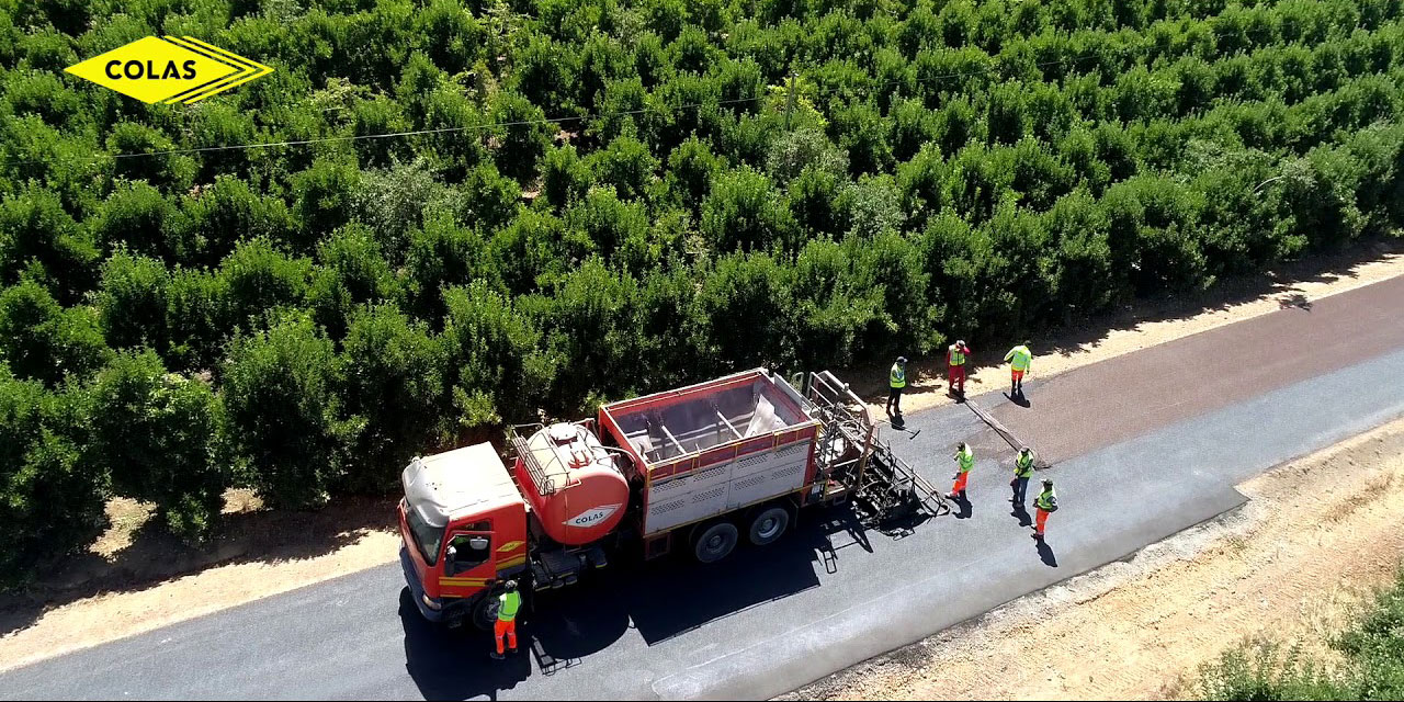 COLAS SA - Micro Surfacing Slurry Overlay