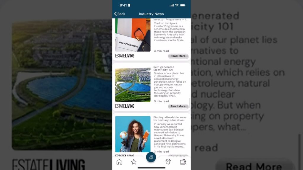 How to find Estate Living news on your Residential Community App powered by Glovent