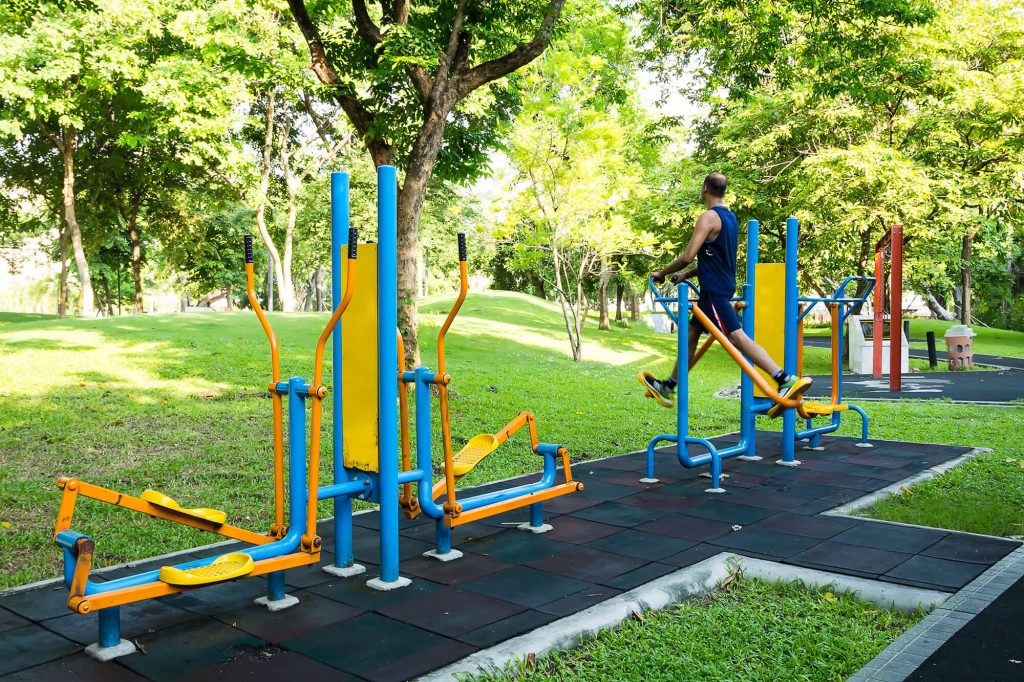 Outdoor gyms in Residential Estates