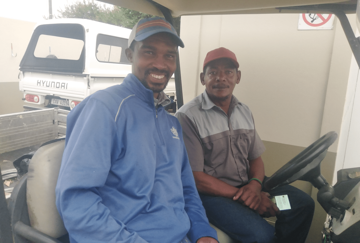 Mario Abrahams and Karel ‘Kallie’ Phillips