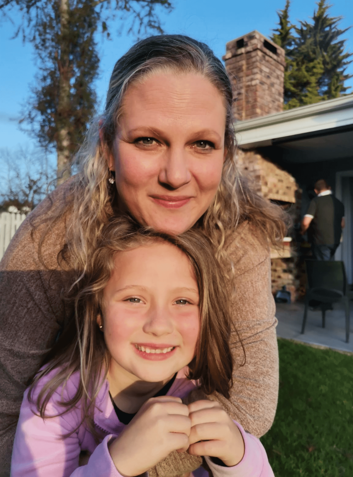 Charleen and Miannay on her 8th birthday in March