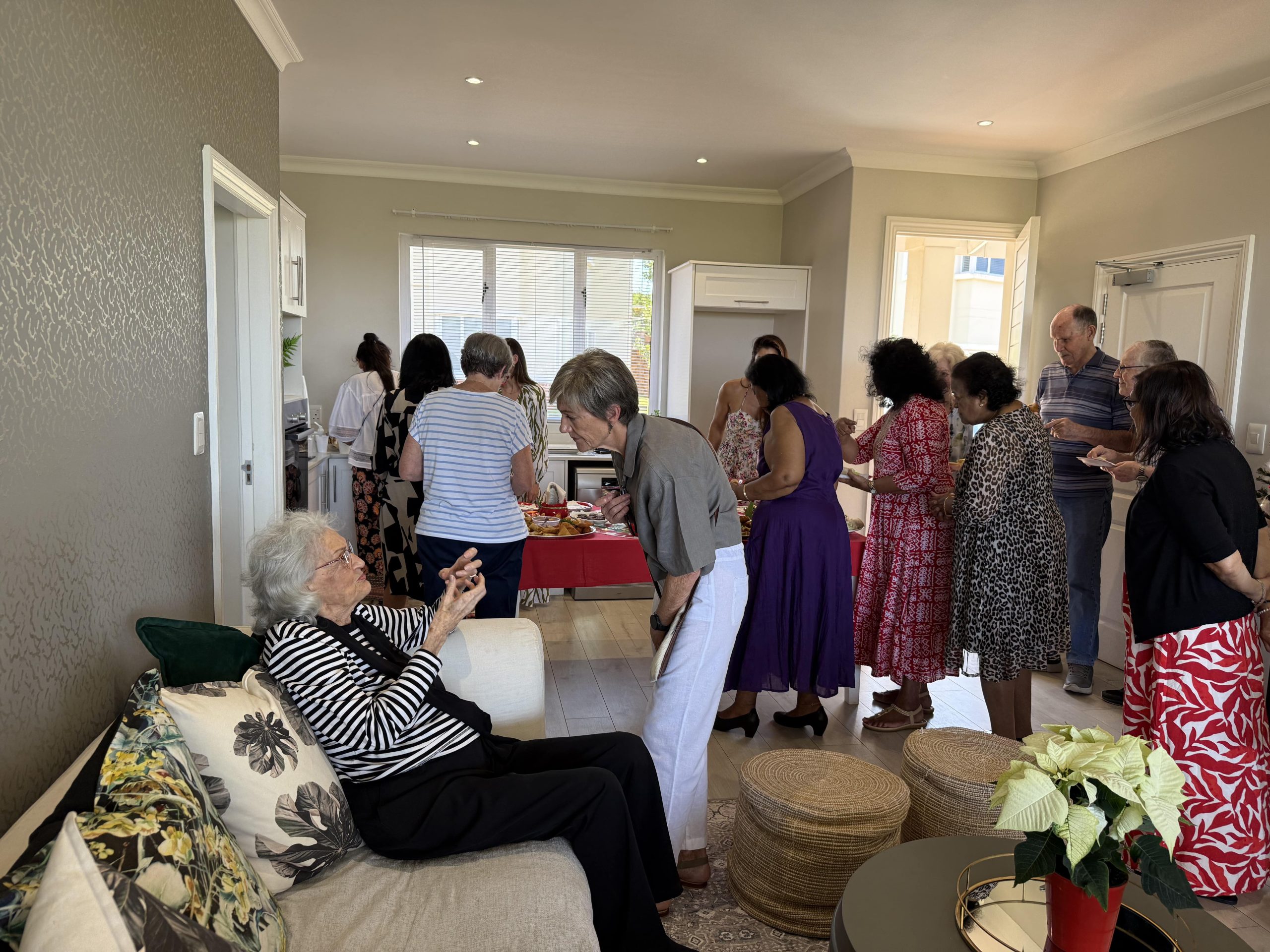 Residents catching up