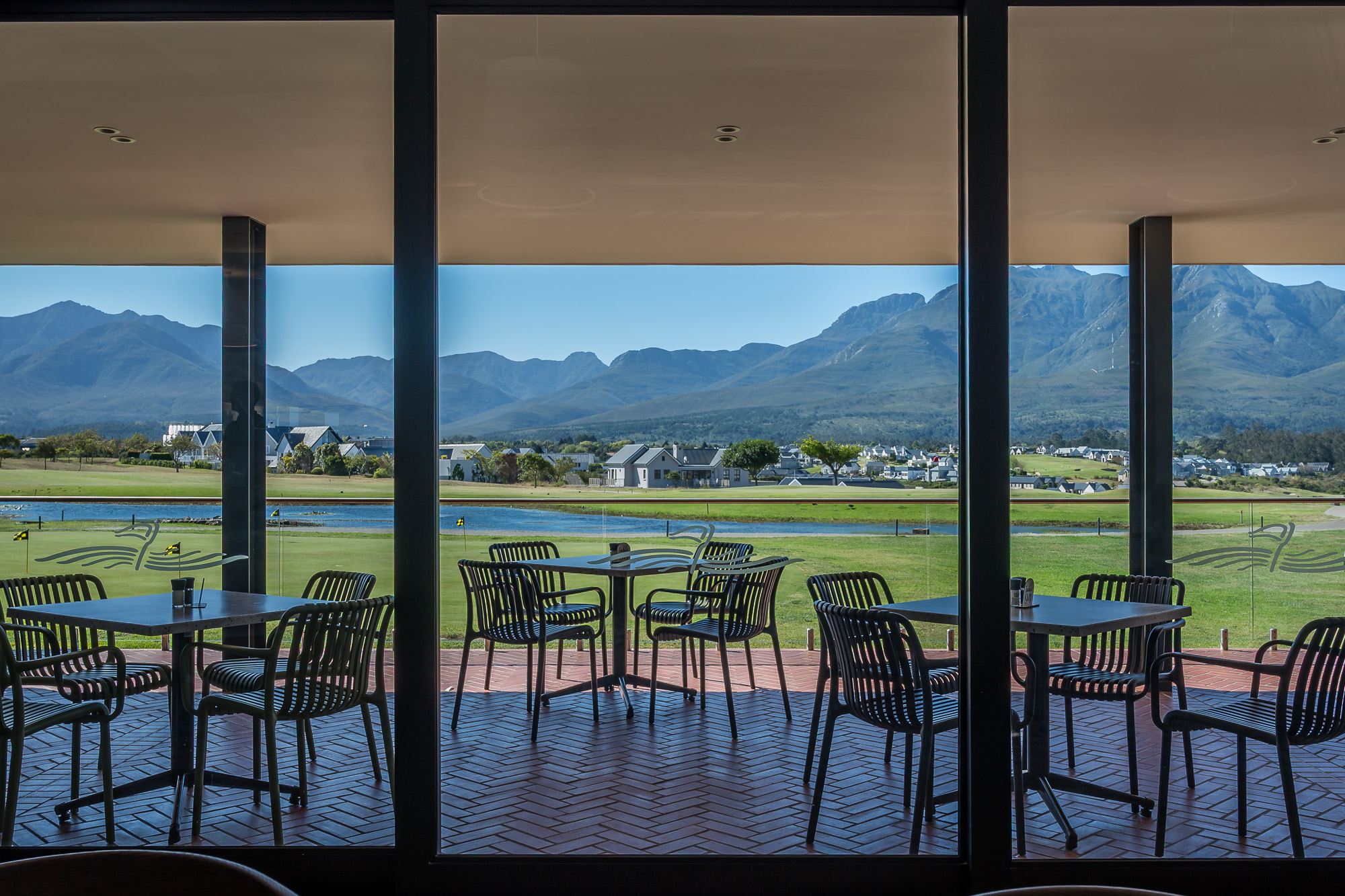 317 - Kingswood Club House Clubhouse resturant La Famiglia view of the course
