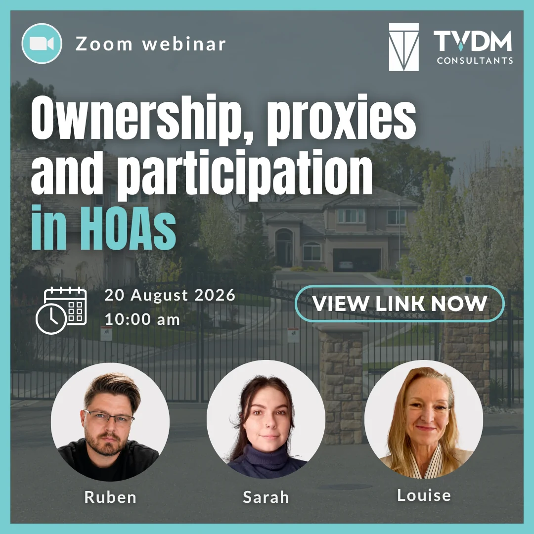 Ownership, proxies and participation in HOAs Ownership, proxies and participation in HOAs